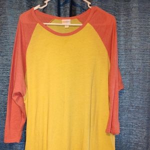 Lula Roe baseball tee